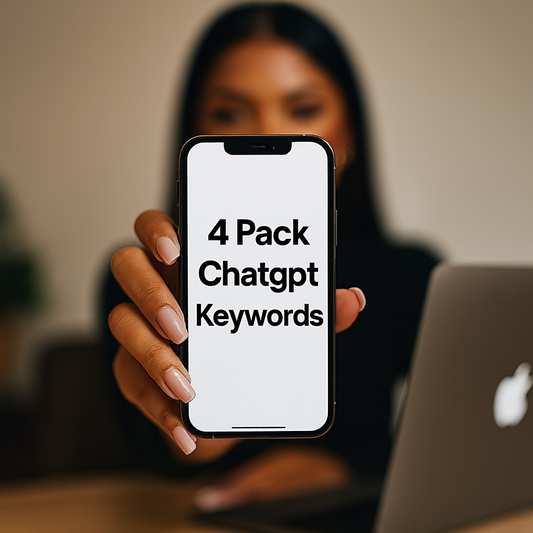 ChatGPT Prompt Cheat Sheet Bundle (4-Pack)