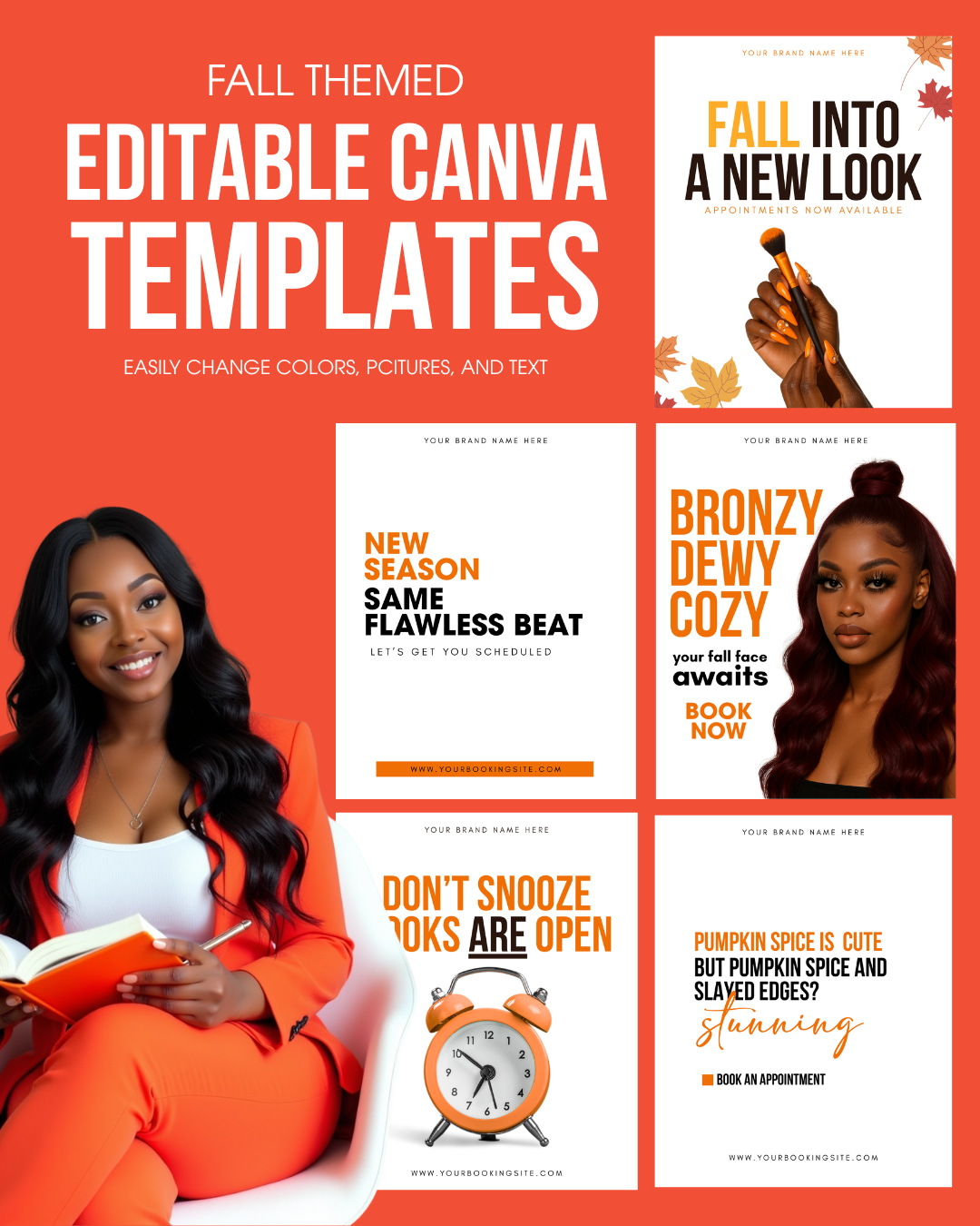 Fall Themed Editable Templates